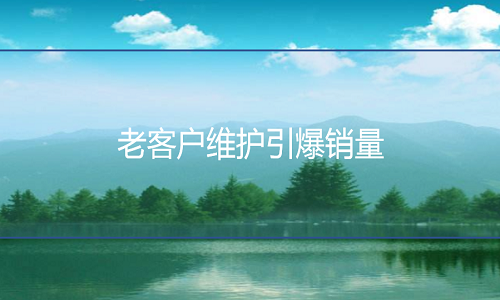 <b>淘寶代運營-利用老客戶維護引爆銷量</b>