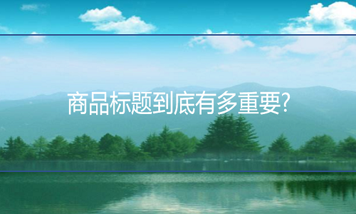 <b>京東代運(yùn)營(yíng)：商品標(biāo)題到底有多重要?</b>