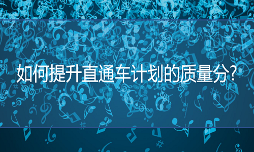 <b>如何提升直通車(chē)計(jì)劃的質(zhì)量分?</b>
