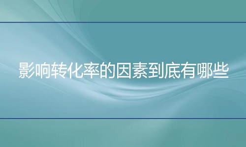 <b>網(wǎng)店代運(yùn)營：影響轉(zhuǎn)化率的因素到底有哪些?</b>
