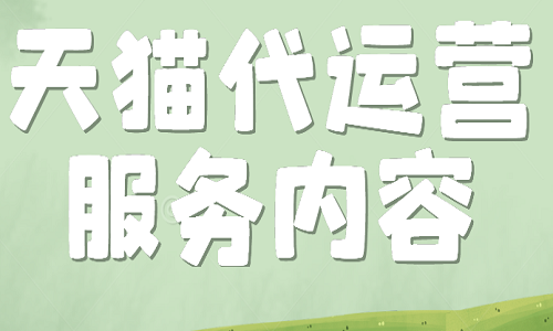 <b>天貓代運(yùn)營服務(wù)內(nèi)容</b>