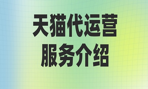 <b>天貓代運營服務介紹</b>